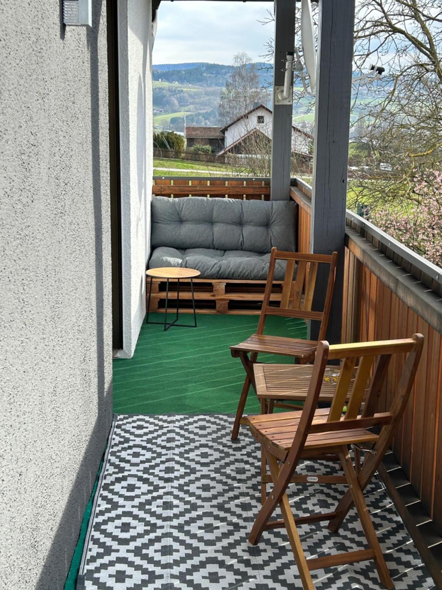 Gehobene Ferienwohnung Madera Campesina Hunderdorf エクステリア 写真